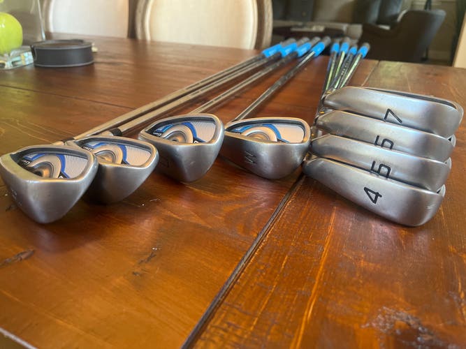 Men's Ping GMax Right Handed Iron Set Regular Flex (8 Clubs) #4 - #9, PW, GW (Used)