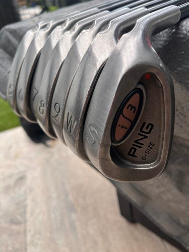Men's Ping i3 Oversize Right Handed Iron Set Senior Flex Graphite Shaft (7 Clubs) #5 - #9, PW, SW