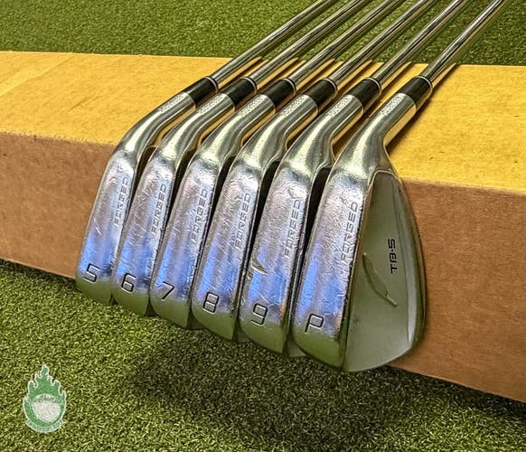 Used RH Fourteen TB-5 Forged Irons 4-PW FS90i Stiff Flex Steel Golf Club Set