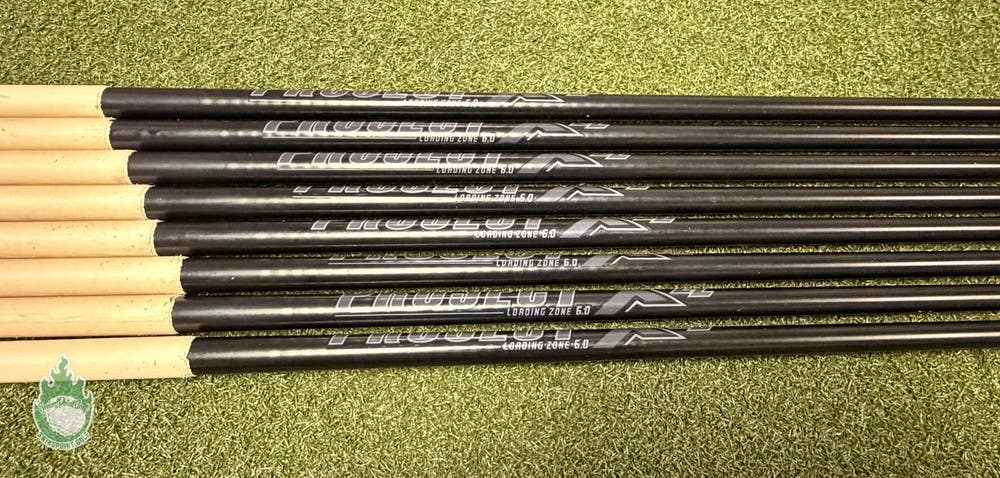 Used Project X LZ 6.0 Black Stiff 4-PW/GW Steel Iron Set Shafts .355"