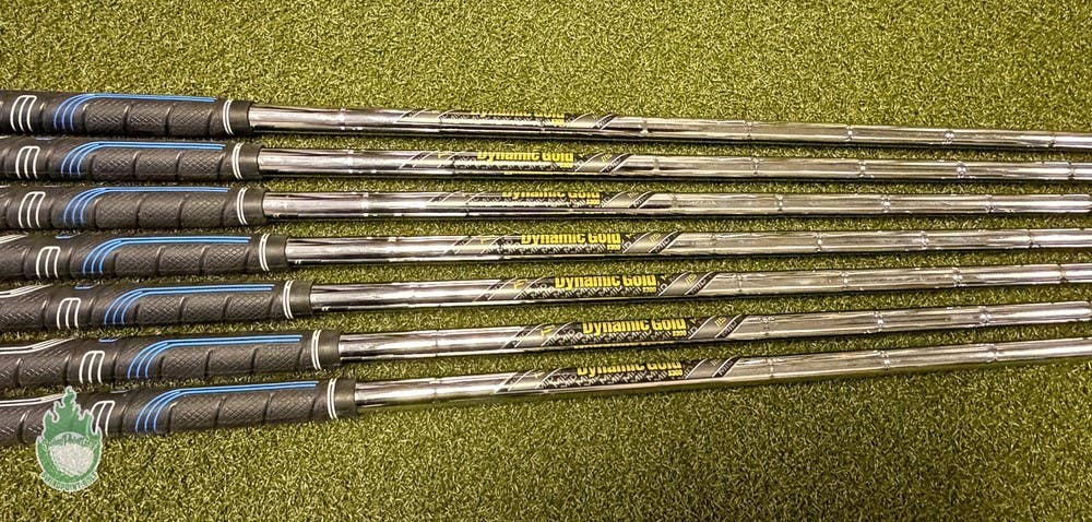 True Temper Dynamic Gold MID S300 115g Stiff 4-PW Steel Iron Set Shafts .355"