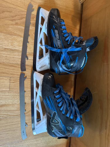 2024 Bauer GSX Hockey Goalie Skates Regular Width 7.5 (Used)