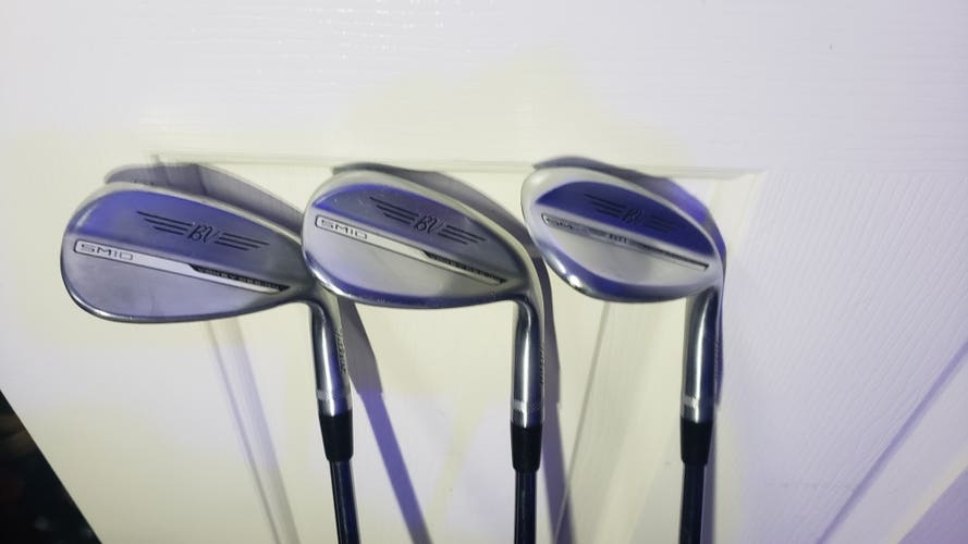 Men's 2024 Titleist Titleist Vokey SM10 Nickel Left Hand Wedge 52 Degree Steel Shaft (Used)