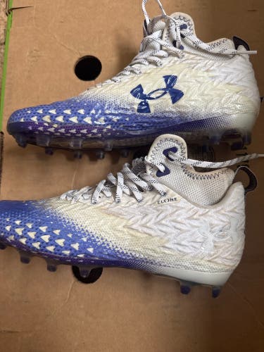under armour spotlight clone 3.0 white and purple Men’s Size 8.5