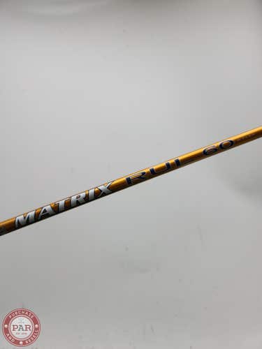 MATRIX OZIK RUL 60 DRIVER SHAFT REGULAR 63.5G CALLAWAY TIP 44.25" VERYGOOD