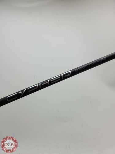 PROJECT X CYPHER BLACK HYBRID, UTILITY CLUB SHAFT SENIORS 50G .370 TIP 36.75" VE