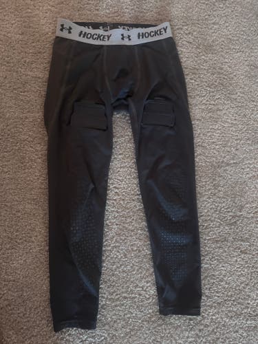 Gray Small Boys Under Armour Compression (Used)