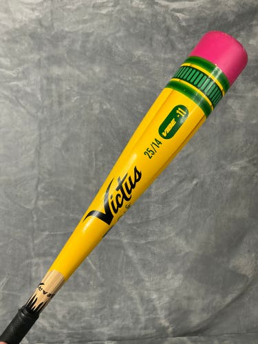 2024 Victus Vibe Alloy Bat USABat Certified (-11) Alloy 14 oz 25" (Used)