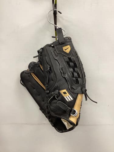 Used Nike DIAMOND ELITE EDGE BB/SB Glove LH Throw Black 13" 11851-S000052273