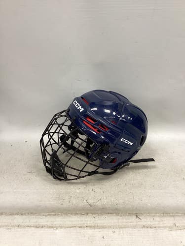 Used CCM TACKS 70 Helmet Cage Combo Navy Blue SM 11851-S000052230
