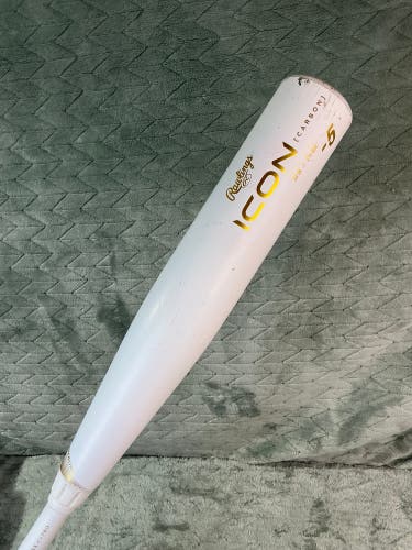 2024 Rawlings Icon Composite Bat USSSA Certified (-5) Composite 25 oz 30" (Used)