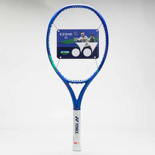 YONEX EZone 115 Unstrung Tennis Racquet, Blast Blue
