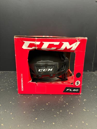 Brand New CCM FL60 Helmet - Black Small (HTFL60:SR)