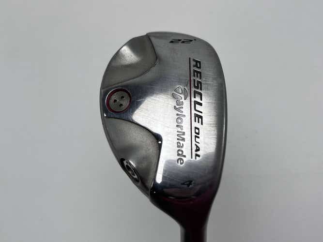 TaylorMade Rescue Dual 4 Hybrid 22* 65g Regular Graphite Mens RH