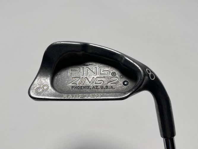 Ping Zing 2 Single 8 Iron Black Dot Karsten JZ Stiff Steel Mens RH