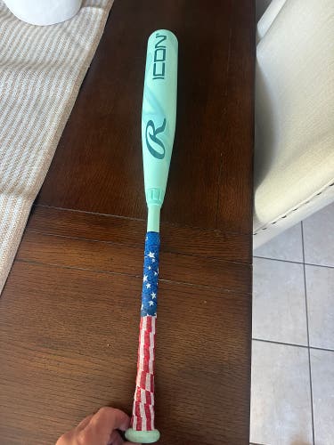 2026 Rawlings Icon Composite USSSA Certified Bat (-8) 22 oz 30" (Used)