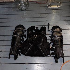 Black EvoShield Catcher's Set (Used)