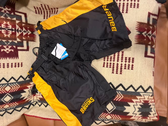 Bruins centennial Black Large Bauer Nexus Pant Shell Pro Stock (New)