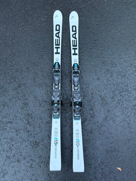 Unisex 2025 HEAD WC Rebels e-GS 156 cm Racing Skis With Bindings (Used)
