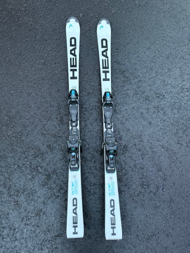 Unisex 2025 HEAD WC Rebels e-SL Team 153 cm Racing Skis With Bindings (Used)