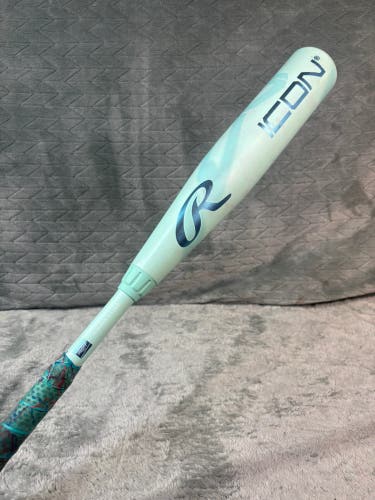 2026 Rawlings Icon Composite Bat USSSA Certified (-10) Composite 18 oz 28" (Used)