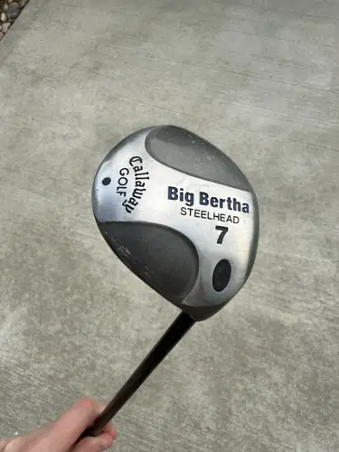 Men's Callaway Big Bertha Steelhead Right Handed Fairway Wood Regular/Single Flex 7 Wood (Used)