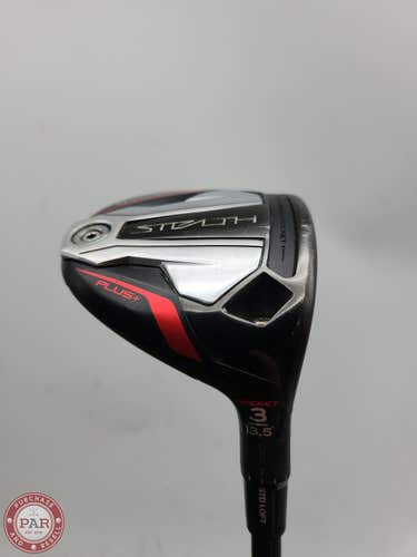2022 TAYLORMADE STEALTH PLUS 3 WOOD 13.5* STIFF HZRDUS RDX SMOKE 75G GOOD