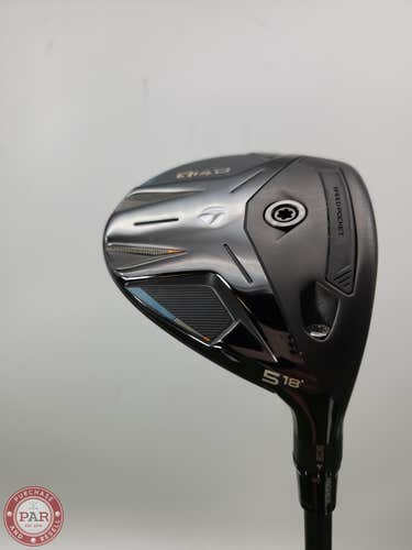 2026 TAYLORMADE QI4D 5 WOOD 18* STIFF MITSU REAX 65 DEMO
