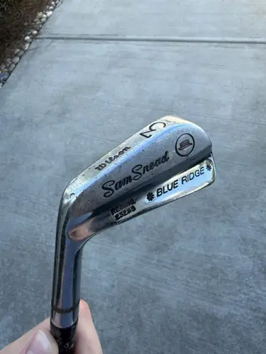 Vintage Wilson Sam Snead Blue Ridge 3 Iron Mens LH Steel Shaft Original Grip 37.5"
