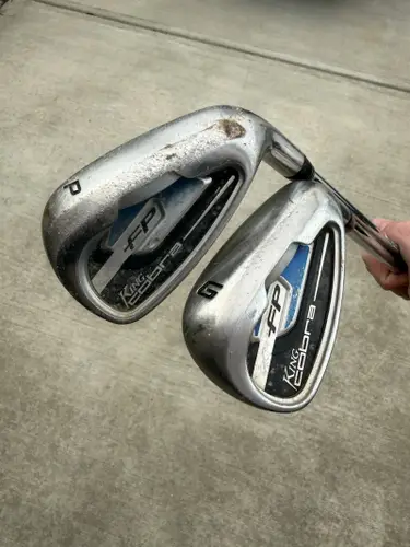 King Cobra FP Gap Wedge And Pitching Wedge Iron Set Steel Stiff Shaft Right-Handed Mens