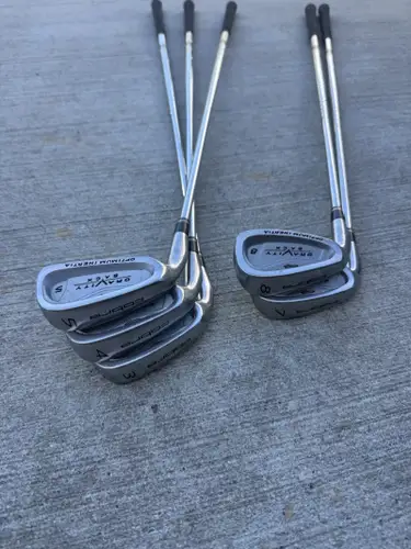 King Cobra Gravity Back Optimum Inertia Iron Set 3-8 R Flex Steel Shaft Left-Handed Mens