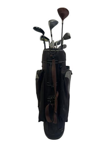 Used MENS MIXED RH GOLF SET Mens Package Set RH Black 11 Piece 11692-S000154762