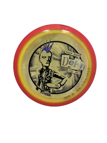 Used Axiom DEFY LIMITED EDITION Disc Golf Driver Yellow 158g 11692-S000155587