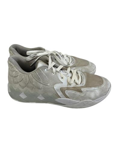 Used Puma MELO Basketball Shoes M White Senior 11 11692-S000157008