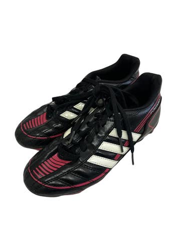 Used Adidas PUNTERO Soccer Cleats Black And Red Junior 02.5 11692-S000157023