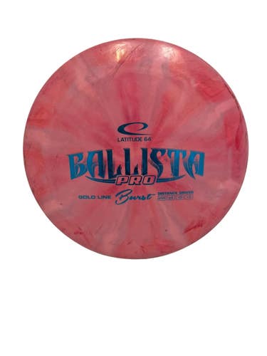 Used Latitude 64 GOLD LINE BURST BALLISTA PRO Disc Golf Driver Red 173g 11692-S000157027