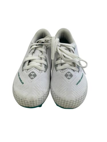 Used Under Armour SHADOW SELECT Soccer Cleats White Youth 11.0 11692-S000157056