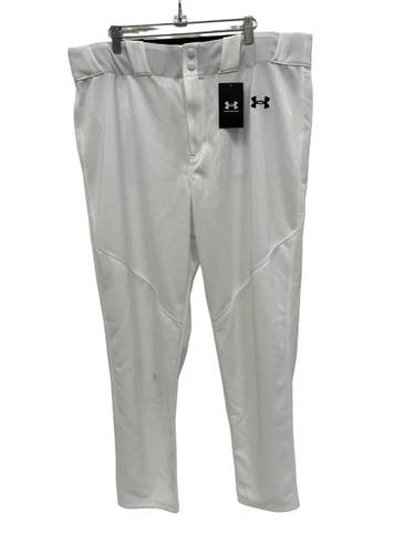 Used Under Armour ADULT XXL WHITE BB/SB Pant Mens White 2X 11692-S000157055