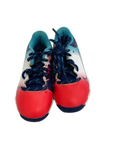 Used Nike DIAMOND BB/SB Cleats White/Royal/Red Youth 11.0 11692-S000157046