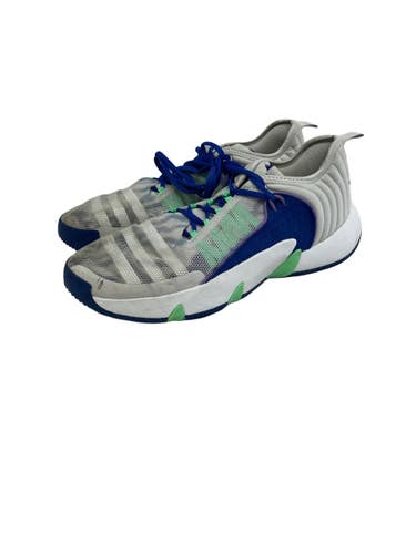 Used Adidas TRAE UNLIMITED Basketball Shoes M White And Royal Blue Senior 12 11692-S000157197