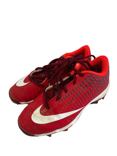 Used Nike VAPOR ULTRAFLY KEY BB/SB Cleats Red Youth 13.0 11692-S000157217