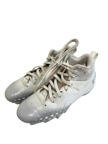 Used Under Armour SPOTLIGLHT SELECT Jr FB Cleats White Junior 02 11692-S000157221