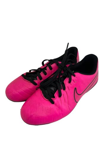 Used Nike TIEMPO LEGEND Soccer Cleats Pink Junior 02 11692-S000157227