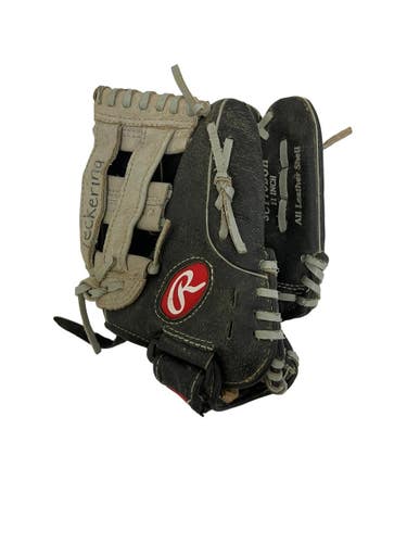 Used Rawlings SURE CATCH BB/SB Glove RH Throw Black 11" 11692-S000157258