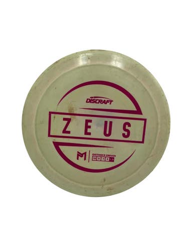 Used Discraft PM ZEUS Disc Golf Driver Cream White 174g 11692-S000157266