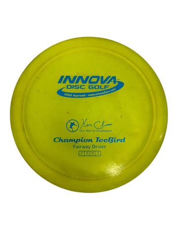 Used Innova CHAMPION TEEBIRD Disc Golf Driver Yellow 172g 11692-S000157269
