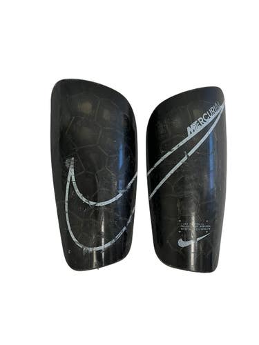 Used Nike MERCURIAL Soccer Shin Guards Adult Black MD 11692-S000157307