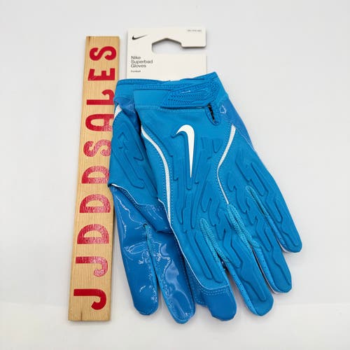 Nike Superbad 7.0 Padded NFL Football Gloves Light Blue Hf0311-406 Men’s Sz 3XL
New With Tags