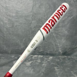 White Marucci Echo DMND Alloy Bat (-12) 18 oz 30" (Used)