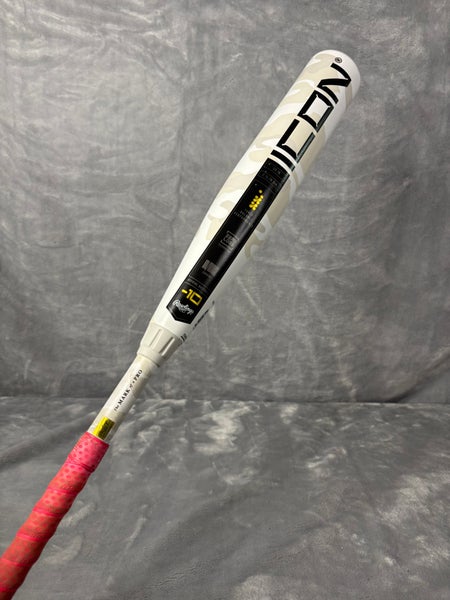 2025 Rawlings Icon Composite Bat USSSA Certified (-10) Composite 20 oz 30" (Used)